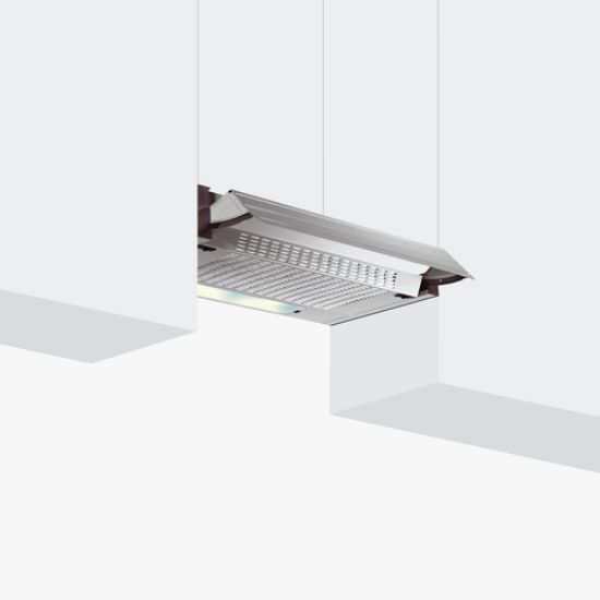 Immagine di Glem Gas GHE601SI cappa aspirante Incassato Argento 200 m³/h