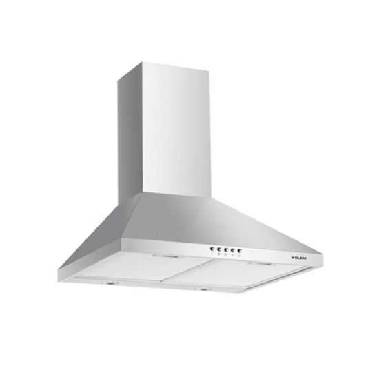 Immagine di Glem Gas GHP645IX cappa aspirante Cappa aspirante a parete Argento, Acciaio inox 498 m³/h