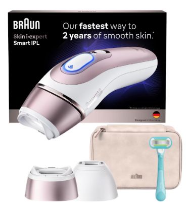 Immagine di Braun Skin i expert Luce pulsata intensa (IPL) Rose Gold, Bianco