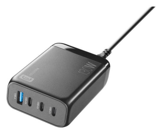 Immagine di Cellularline MULTIPOWER DESK GAN 130W Caricabatterie da rete 130W con 4 porte ultra-compatto con tecnologia GAN