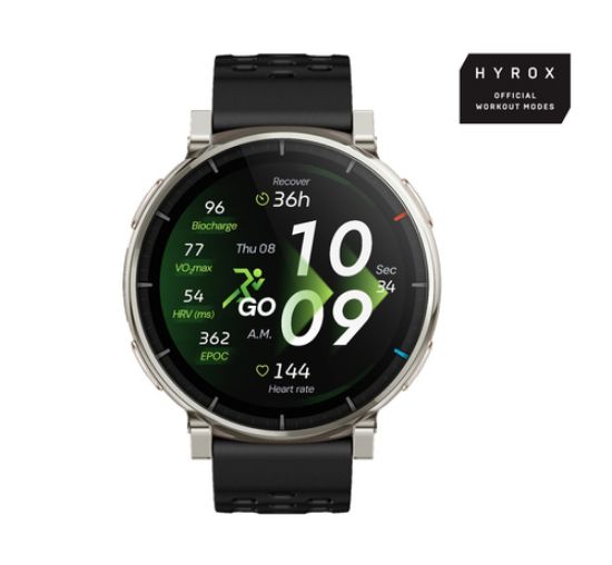 Immagine di Amazfit Active 3 3,35 cm (1.32") AMOLED Digitale 466 x 466 Pixel Touch screen Oro GPS (satellitare)