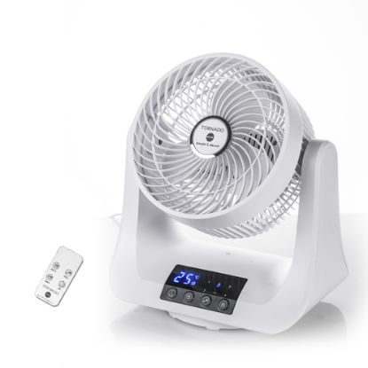 Immagine di Macom Ventilatore Tornado Doppia Oscillazione Automatica 3 VelocitàTelecomando incluso