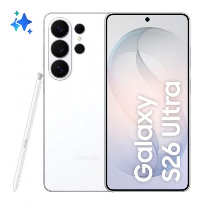 Immagine di Samsung Galaxy S26 Ultra Smartphone AI, 256GB, Privacy Display integrato, Processore potente, Assistente Foto, Camera 200 MP, 5000 mAh, White