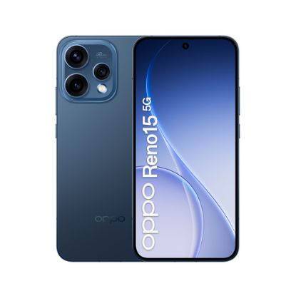 Immagine di OPPO Reno15 5G AI Smartphone, Tripla fotocamera 50+50+8MP, Selfie 50MP, Display 6.59” 120HZ AMOLED FHD+, 6500mAh, RAM 8GB(Esp2GB/4GB/8GB)+ROM 512GB [Versione Italia], Twilight Black
