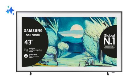 Immagine di Samsung The Frame AI TV 43" QE43LS03FAUXZT 4K, Processore NQ4 AI Gen2, 4K AI Upscaling, Art Mode, Matte Display, Quantum HDR, Dolby Atmos & OTS Lite, Modern Frame Design, Vision AI Smart TV, 2025