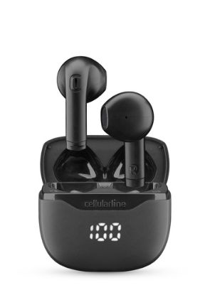 Immagine di Cellularline Core Auricolare Bluetooth TWS con custodia di ricarica e display led