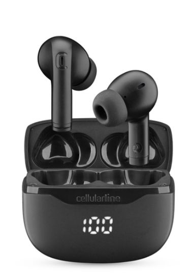 Immagine di Cellularline Key Auricolari TWS Bluetooth custodia di ricarica e display led