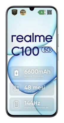 Immagine di realme C100 5G 17,3 cm (6.8") Doppia SIM USB tipo-C 4 GB 256 GB 6600 mAh Verde