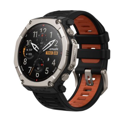 Immagine di Amazfit T-Rex Ultra 2 Display AMOLED 51 mm Mappe Precaricate Titanio di grado 5 Wi-Fi GPS (satellitare)