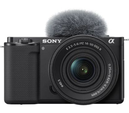 Immagine di Sony ZV-E10 + E PZ 16-50mm F3.5-5.6 OSS II MILC 24,2 MP CMOS 6000 x 4000 Pixel Nero
