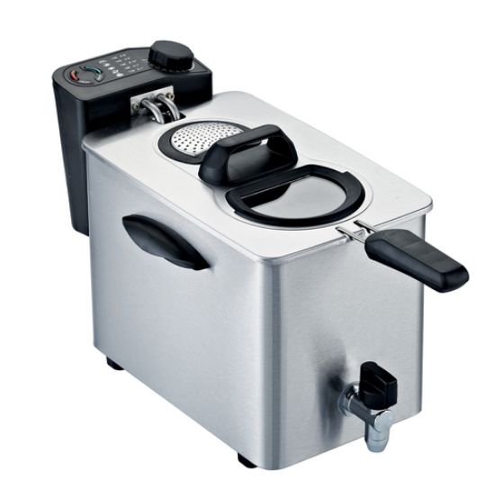 Immagine di RGV FR TYPE4L friggitrice Singolo 4 L Indipendente 2500 W Nero, Acciaio inox