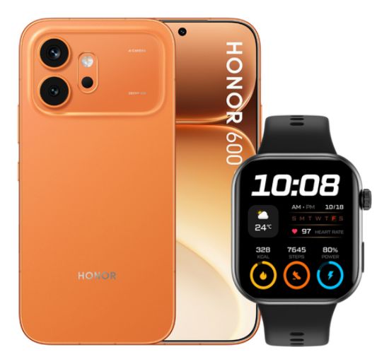 Immagine di Honor HOR6005G82565O+W smartphone 16,7 cm (6.57") Doppia SIM Android 16.0 5G USB tipo-C 8 GB 256 GB 6400 mAh Arancione
