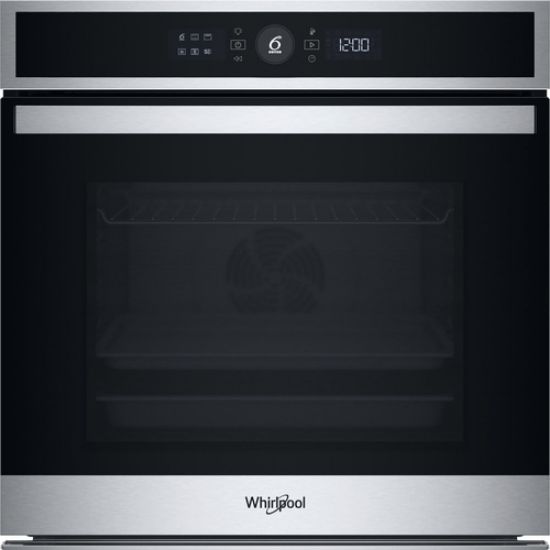 Immagine di Whirlpool WOI4IS8PM0SXA Forno multifunzione Inox 17 funzioni Pizza310° Cook4 Steam+ classe A+ 73Lt, Pirolisi + Idrolisi Made in Italy