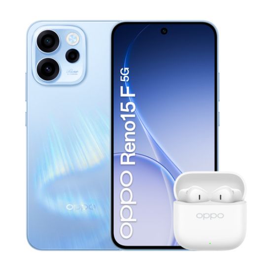 Immagine di OPPO Reno15 F 5G Aurora Blue Box