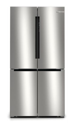 Immagine di Bosch Serie 4 KFN96VPEA Frigorifero Multidoor da libera installazione 183 X 91 cm Acciaio anti-impronta Classe E