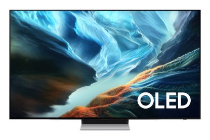 Immagine di Samsung OLED AI TV 55" QE55S90HAEXZT 4K, Processore NQ4 AI Gen3, 4K AI Upscaling Pro, Glare Free, OLED HDR+, Motion Xcelerator 165Hz, Dolby Atmos & OTS Lite, Laser Slim Design, Vision AI Smart TV, 2026
