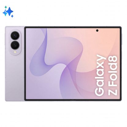 Immagine di Samsung Galaxy Z Fold8, 512GB, Lavender, Nuovo formato, Rapporto Display Esterno 10:16 | Interno 4:3, Processore Potente, 4800 mAh, RAM 12GB, Camera 50MP, Now Nudge, Assistente Foto