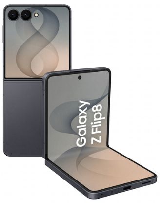 Immagine di Samsung Galaxy Z Flip8, 512GB, Graphite, Selfie Camera 50MP, Now Brief, Assistente Foto, FlexWindow Personalizzata, Batteria 4300 mAh, RAM 12GB
