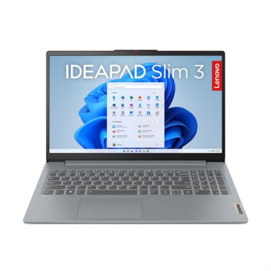 Immagine di Lenovo IdeaPad | Notebook Slim 3 | Display 15.6'' FHD (1920x1080) | Processore AMD Ryzen 7 5825U | Memoria RAM 8GB | Memoria SSD 512GB | Scheda grafica Integrata | Sistema Operativo WINDOWS 11 HOME | ARCTIC_GREY | Caricatore NON incluso