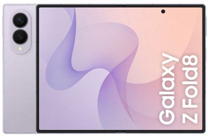 Immagine di Samsung Galaxy Z Fold8, 256GB, Lavender, Nuovo formato, Rapporto Display Esterno 10:16 | Interno 4:3, Processore Potente, 4800 mAh, RAM 12GB, Camera 50MP, Now Nudge, Assistente Foto