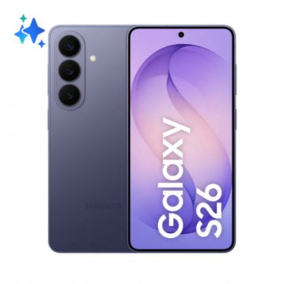 Immagine di Samsung Galaxy S26 Smartphone AI, 256GB, Processore avanzato, Assistente Foto, Creative Studio, Camera 50 MP, 4300 mAh, Cobalt Violet