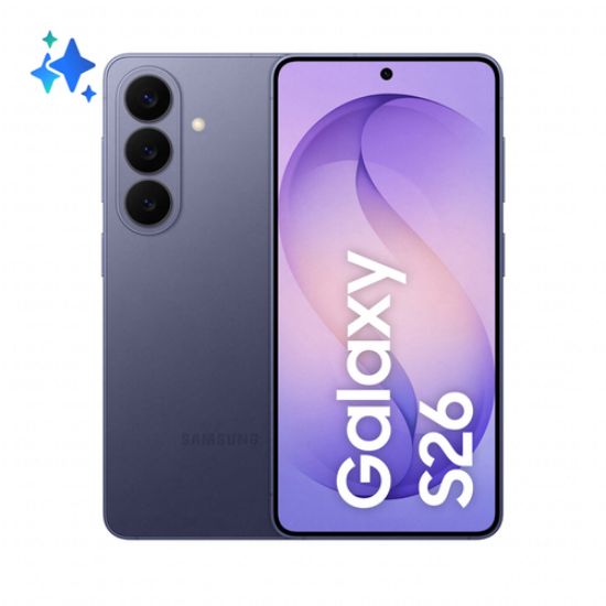 Immagine di Samsung Galaxy S26 Smartphone AI, 256GB, Processore avanzato, Assistente Foto, Creative Studio, Camera 50 MP, 4300 mAh, Cobalt Violet