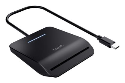 Immagine di Trust Primo lettore di card readers Interno USB USB tipo-C Nero