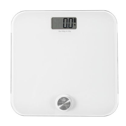 Immagine di Macom Smart Body Scale Bilancia pesapersone elettronica con funzionamento senza batterie Quadrato Bianco
