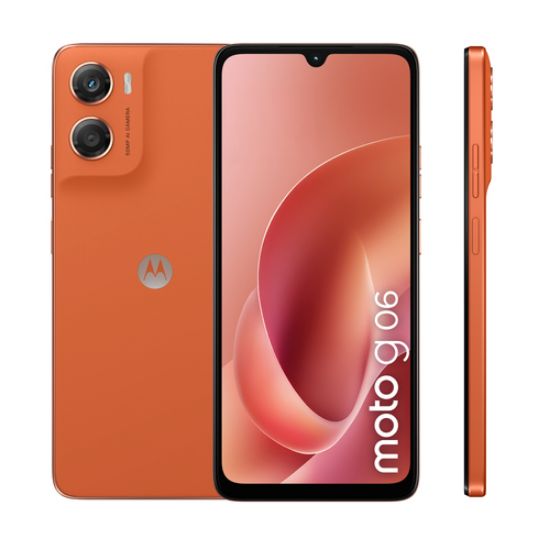 Immagine di Motorola moto g06 17,5 cm (6.88") Doppia SIM Android 15 4G USB tipo-C 4 GB 256 GB 5200 mAh Arancione
