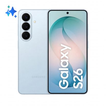 Immagine di Samsung Galaxy S26 Smartphone AI, 256GB, Processore avanzato, Assistente Foto, Creative Studio, Camera 50 MP, 4300 mAh, Sky Blue