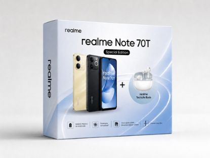 Immagine di realme Note 631011009973 smartphone 17,1 cm (6.74") Doppia SIM Android 15 4G USB tipo-C 4 GB 128 GB 6000 mAh Oro