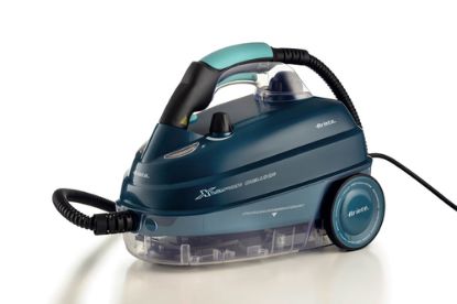 Immagine di Ariete 4146 XVapor Deluxe, Pulitore a Vapore Mobile, 5 bar, Vano Portaccessori Integrato, Autonomia fino a 55', Cavo 6 m, 1500W, Blu