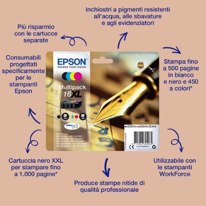 Immagine di Epson Pen and crossword Singlepack Cyan 16 DURABrite Ultra Ink