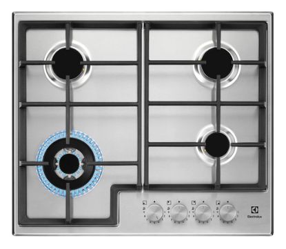 Immagine di Electrolux Piano Gas Comandi Frontali 60 Cm EGS64362X