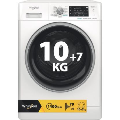 Immagine di Whirlpool FreshCare Lavasciuga a libera installazione - FFWDD 107448 WBS IT Made in Italy
