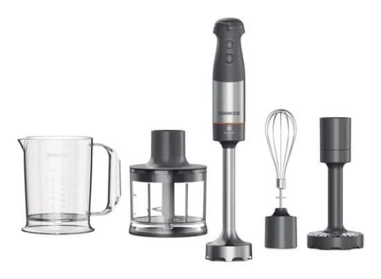 Immagine di Kenwood Triblade XL+ - Frullatore ad immersione, Asta removibile in acciaio inox, 1000 W, Grigio (HBM60.307GY)
