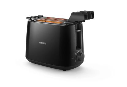 Immagine di Philips Daily Collection Tostapane HD2583/90, 600W, 2 pinze, 8 livelli di tostatura