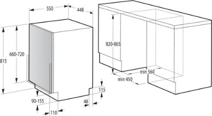 Immagine di Hisense HV523E10 A scomparsa totale 10 coperti