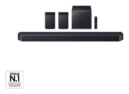 Immagine di Samsung Soundbar HW-Q990F/ZF, Audio 11.1.4 canali, Wireless Dolby Atmos, 2025