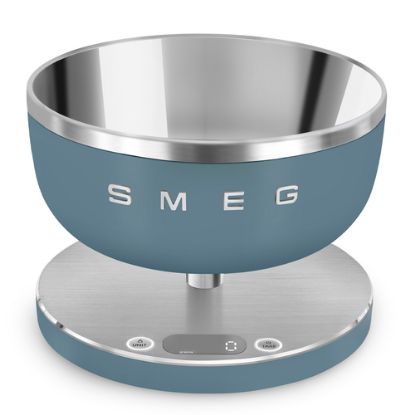 Immagine di Smeg KSC01SBMWW bilancia da cucina Blu Superficie piana Rotondo Bilancia da cucina elettronica