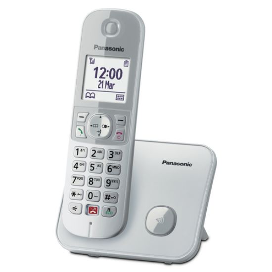 Immagine di Panasonic KX-TG6851JTS telefono Telefono DECT Identificatore di chiamata Argento