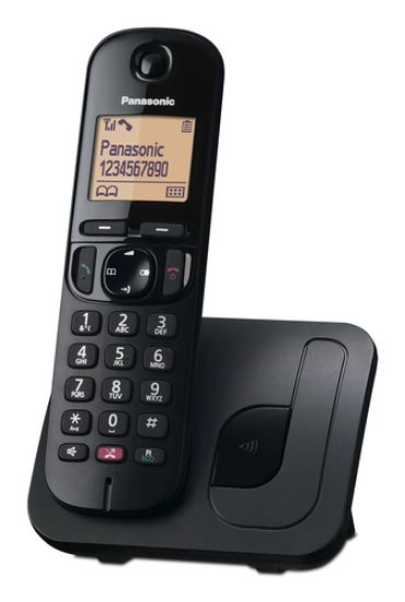 Immagine di Panasonic KX-TGC250JTB telefono Telefono DECT Identificatore di chiamata Nero