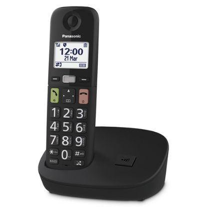 Immagine di Panasonic KX-TGU110EXB telefono Telefono DECT Identificatore di chiamata Nero