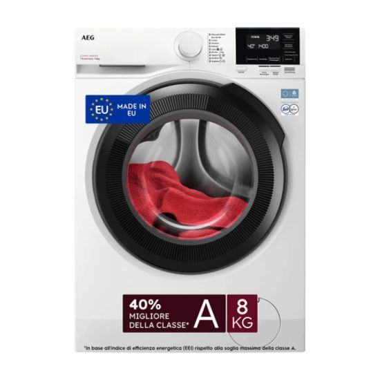 Immagine di AEG Series 7000 Lavatrice Carica Frontale 8 Kg Classe A-40% 1400 Giri LR7FG84B4 MADE IN EUROPE