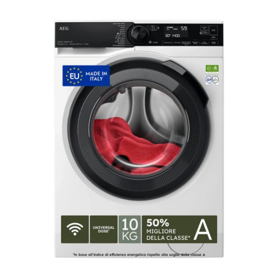 Immagine di AEG Serie 8000 Lavatrice Carica Frontale 10 Kg Classe A-50% 1400 Giri MADE IN ITALY LR8FH104VY