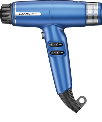 Immagine di GA.MA Phon IQ LIte Blue, Eleganza italiana e innovazione tecnologica. l’asciugacapelli ultracompatto, progettato per garantire risultati impeccabili con il massimo comfort. iQ Lite combina funzionalità all’avanguardia con un peso ultraleggero di soli 316 grammi con motore brushless di ultima generazione e tecnologia Oxy Active garantendo lucentezza e un aspetto sano senza effetto crespo.