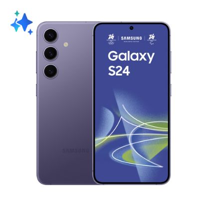 Immagine di Samsung Galaxy S24 Smartphone AI, Display 6.2'' FHD+ Dynamic AMOLED 2X, Fotocamera 50MP, RAM 8GB, 256GB, 4.000 mAh, Cobalt Violet