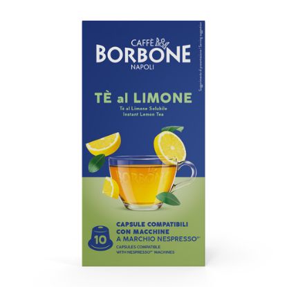Immagine di Caffè Borbone Capsule Compatibili sistema Nespresso - The Al Limone - 10 caps