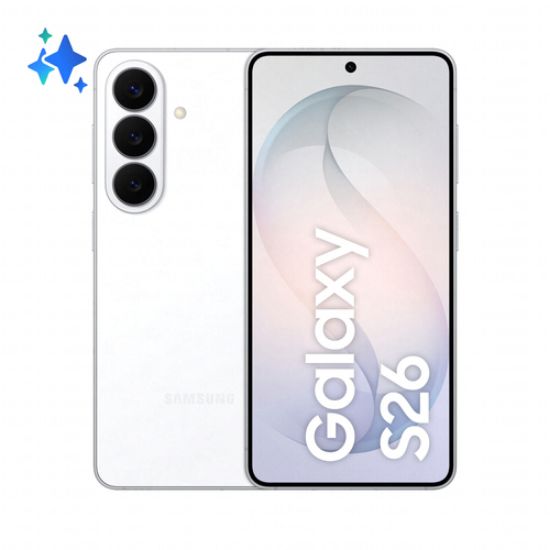 Immagine di Samsung Galaxy S26 Smartphone AI, 512GB, Processore avanzato, Assistente Foto, Creative Studio, Camera 50 MP, 4300 mAh, White
