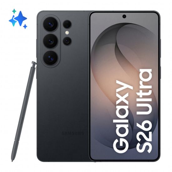 Immagine di Samsung Galaxy S26 Ultra Smartphone AI, 512GB, Privacy Display integrato, Processore potente, Assistente Foto, Camera 200 MP, 5000 mAh, Black